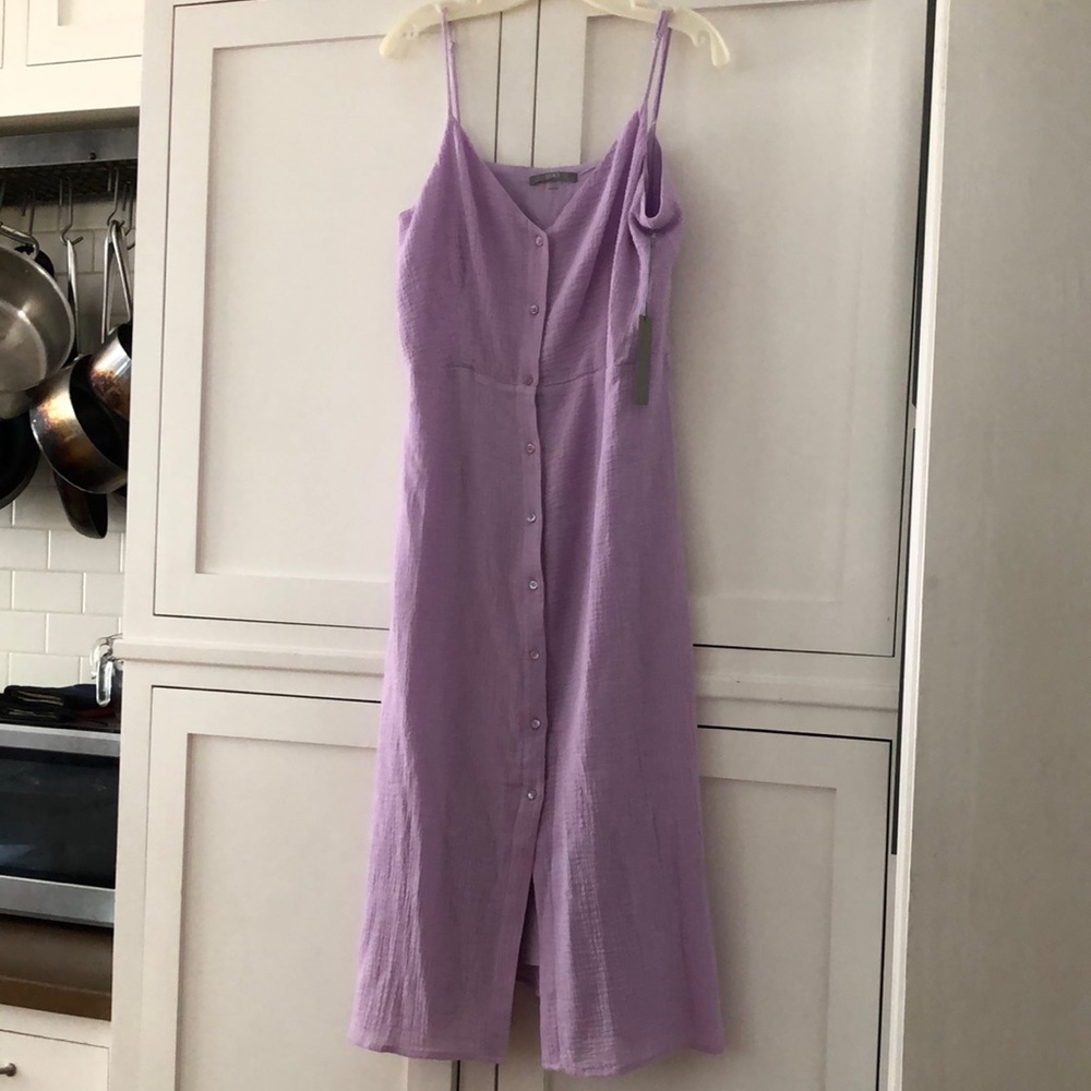Tart Collections sundress cotton w/ rayon lining, lavender, Large, NWT